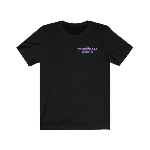 CONNECTED Logo/Cy the Robot - Unisex Jersey Short Sleeve Tee
