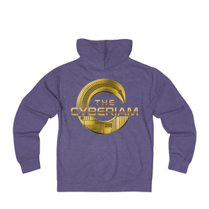 Cyberiam Gold "C" Logo - Unisex French Terry Zip Hoodie