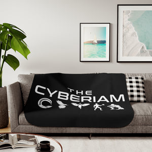 Cyberiam Symbols Sherpa Blanket