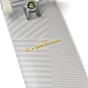 Cyberiam GOLD Logo Transparent Stickers