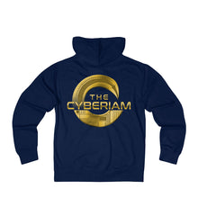 Load image into Gallery viewer, Cyberiam Gold &quot;C&quot; Logo - Unisex French Terry Zip Hoodie