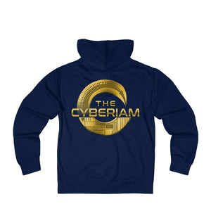 Cyberiam Gold "C" Logo - Unisex French Terry Zip Hoodie