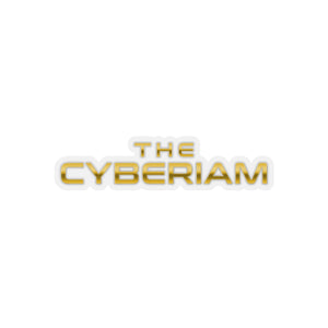 Cyberiam GOLD Logo Transparent Stickers