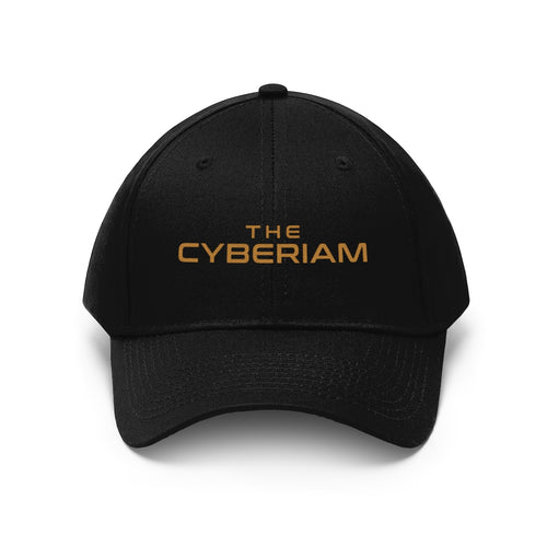 Cyberiam GOLD Logo/Black Unisex Twill Hat