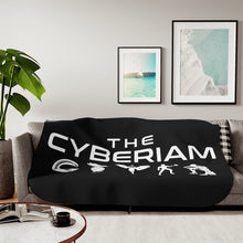 Load image into Gallery viewer, Cyberiam Symbols Sherpa Blanket