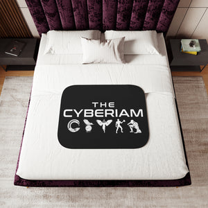 Cyberiam Symbols Sherpa Blanket