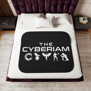 Cyberiam Symbols Sherpa Blanket